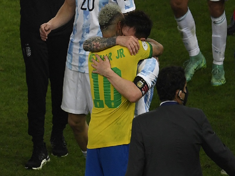 Messi and Neymar